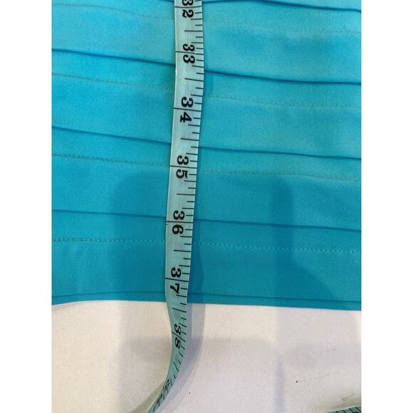 Cache Black and Blue Midi Dress - Picture 13 of 14